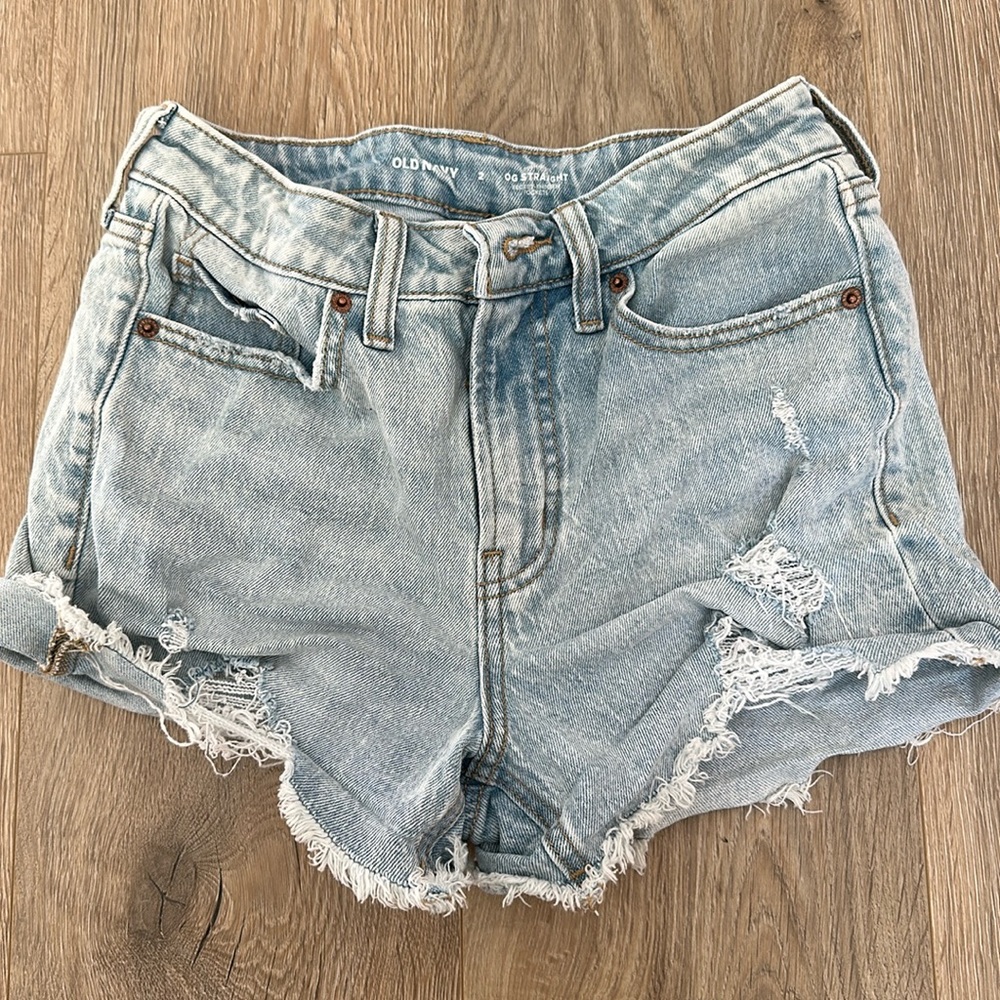 Old navy girls jean shorts